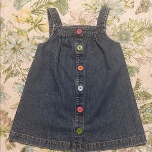 Gymboree Denim Dress with Colorful Buttons